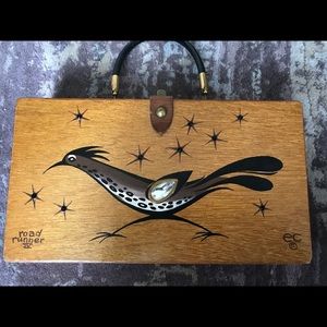 Vintage Road Runner IV Enid Collins box bag